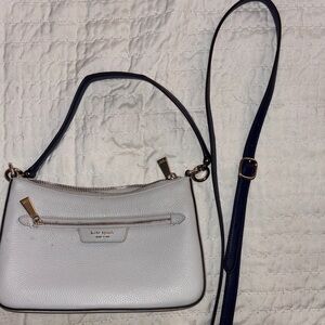 Kate Spade light blue and navy  Leather Shoulder Bag